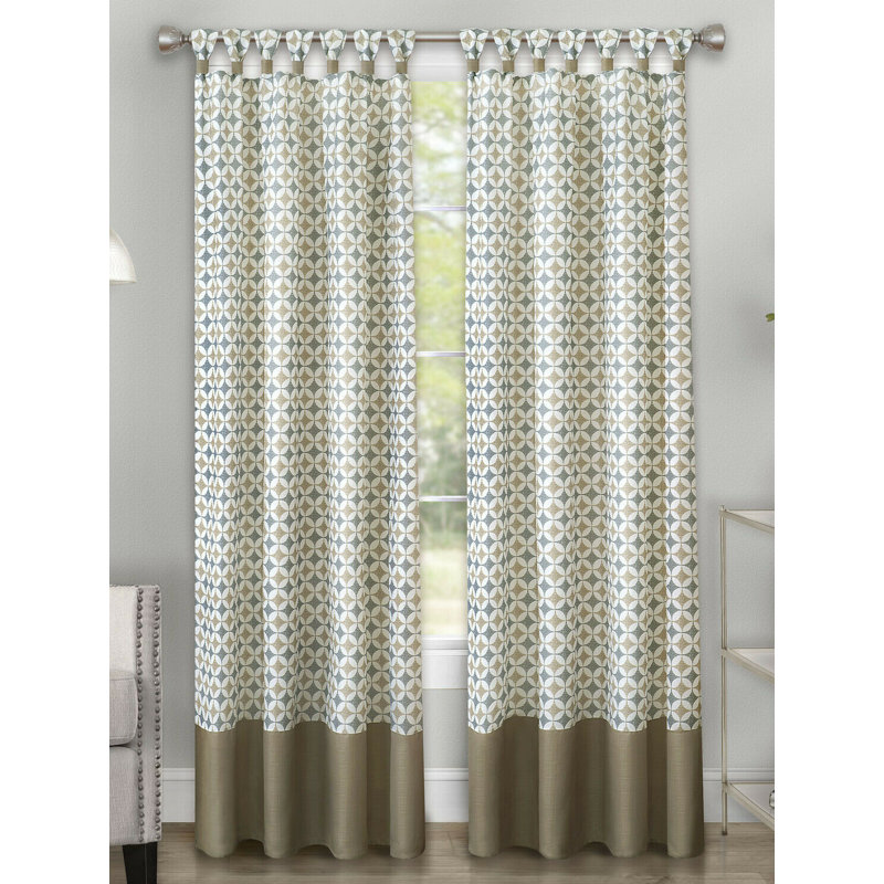Lorcan Room Darkening Curtain Pair, Taupe, 52" W x 84" L