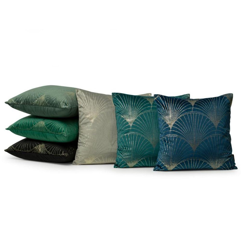Fabric Zip Square Oxford pillowcases, Silver
