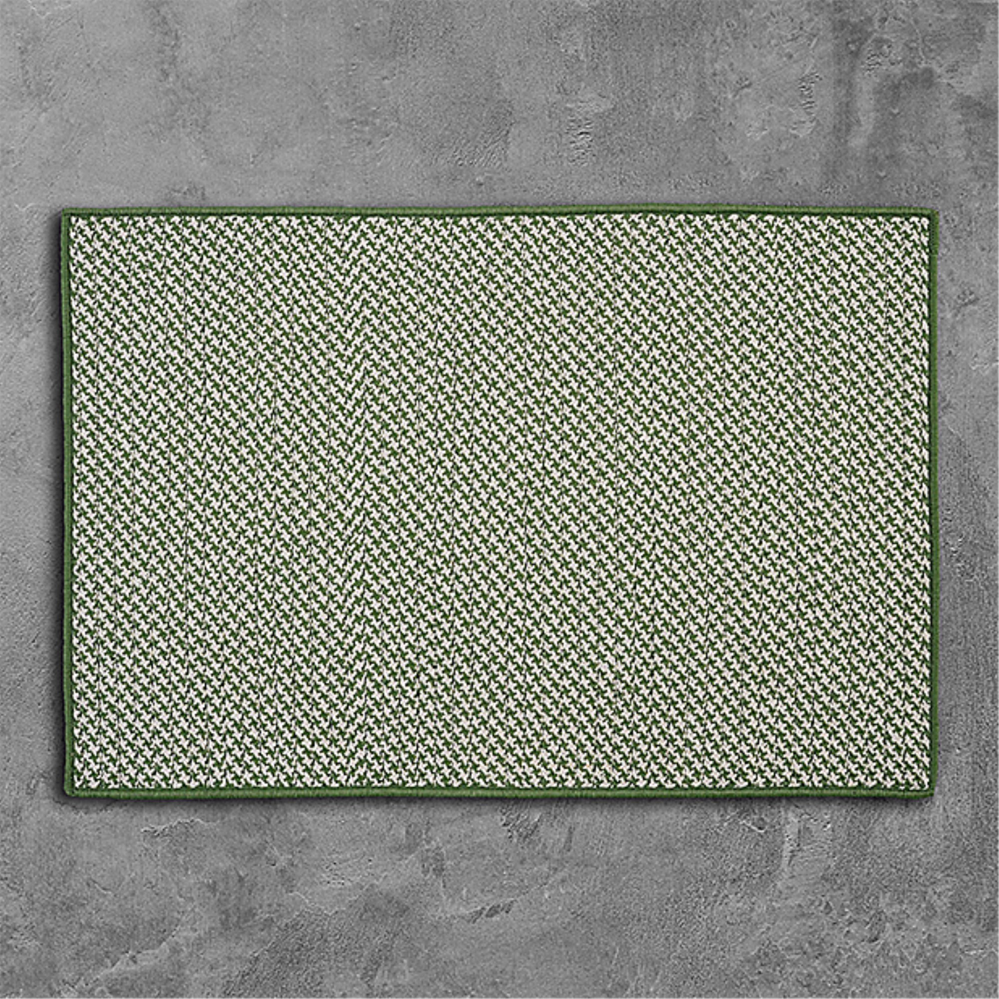 Lark Manor Ashvith Houndstooth Indoor/Outdoor Reversible Arae Rug ...