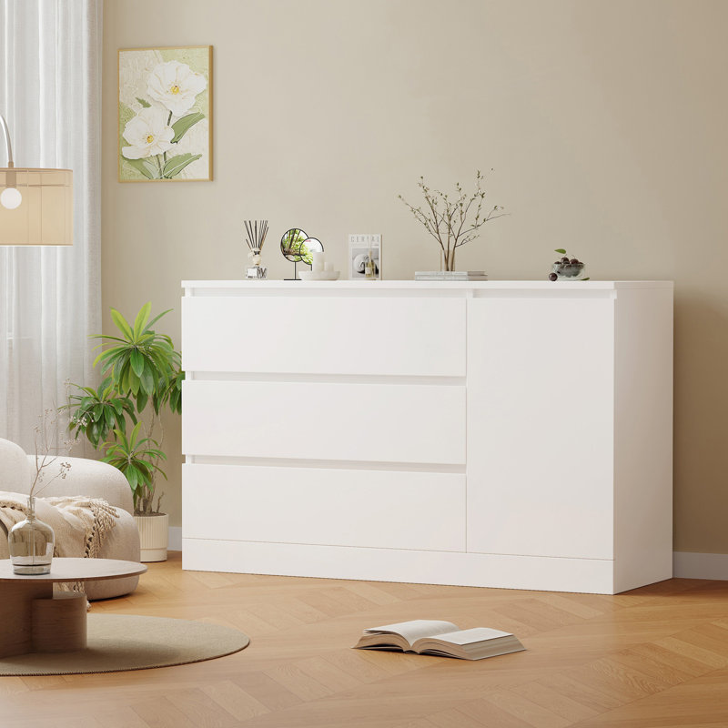 Side Cabinet With Hidden Drawers