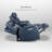 74‘’ Emlin Harr Reclining Sofa Genuine Leather Power Triple-Motor Reclining Loveseat with USB & Type-C Ports and Drop Down Table Tray-2013215906