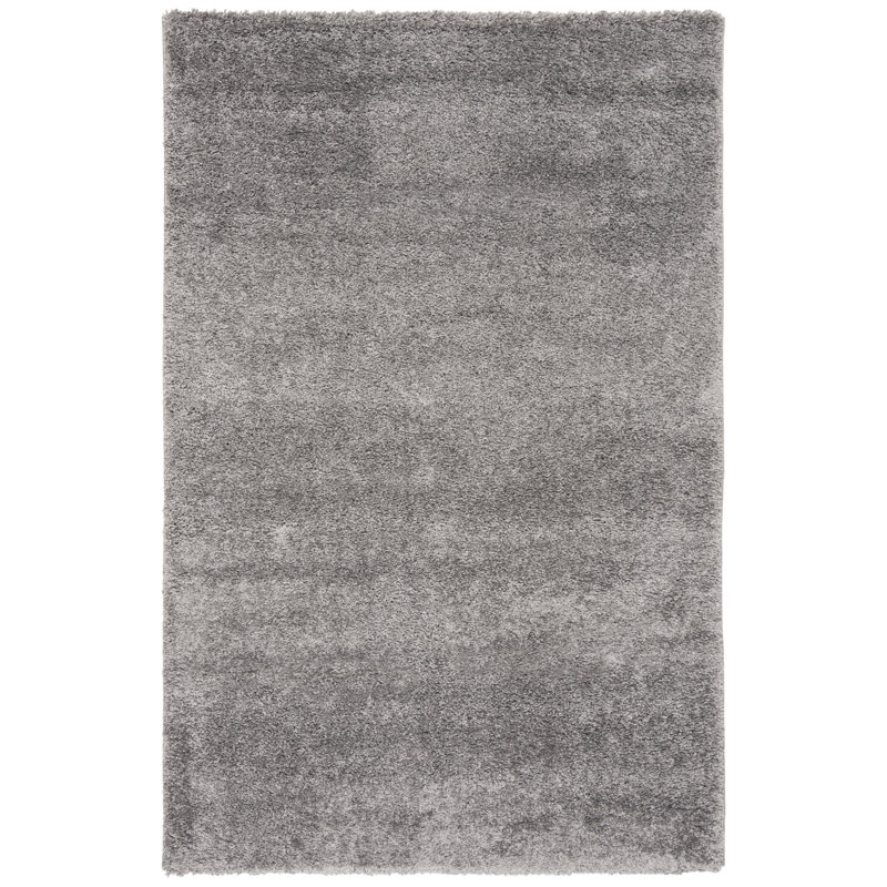 Tapis de couleur unie à poils longs Zulema Solo Performance 100, Rectangle 9 pi x 12 pi