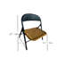 4 chaises de bar et de comptoir empilables, structure en acier noir, profondeur de 16,63 po, chaise de 22 po de hauteur pour la chambre à coucher et les pièces, conception pliable, capacité de charge de 220 lb, largeur de 10,72 po