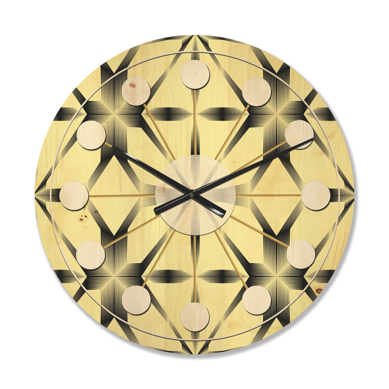 Ornement oriental. Horloge murale, Moyenne