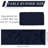 12 Pack Cheesecloth Table Runner 10Ft Christmas Gauze Boho Table Runners for Wedding Decor Bridal Shower Decorations Baby Shower Party(35" x 120")(Navy)