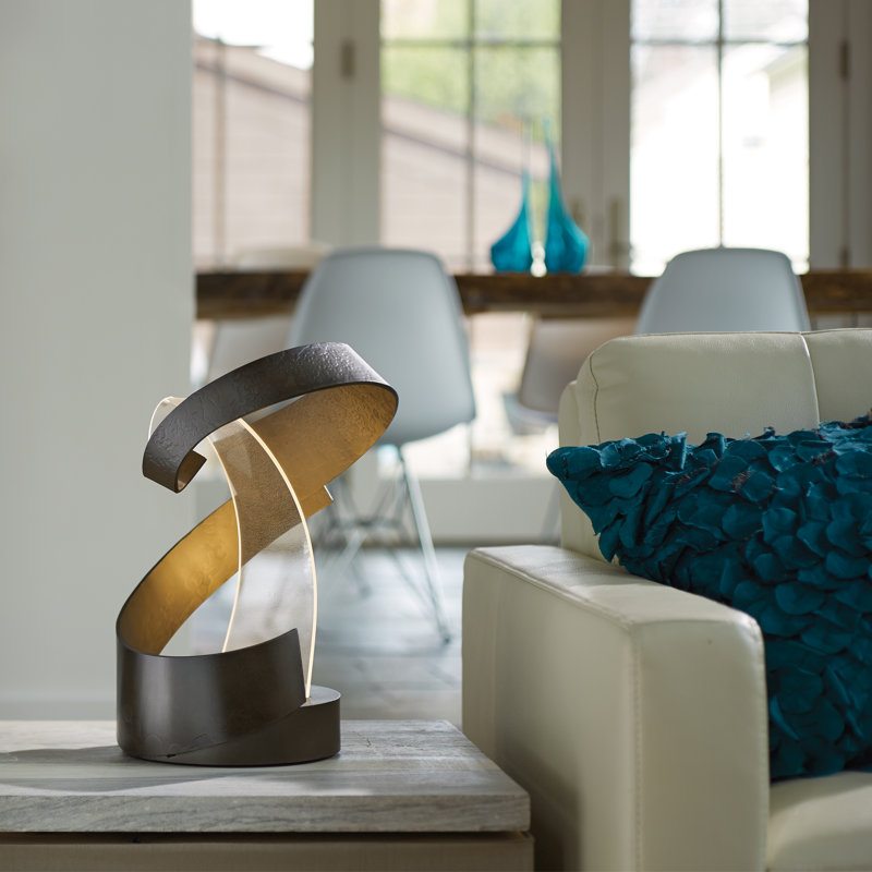 Encounter 15" Table Lamp, Vintage Platinum