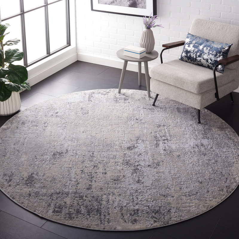 Kulig Performance Abstract Rug, Round 6'7"
