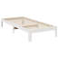 Vidaxl Solid Wood Bed Without Mattress White 80X200 Cm Pine Wood-106880892-106880891