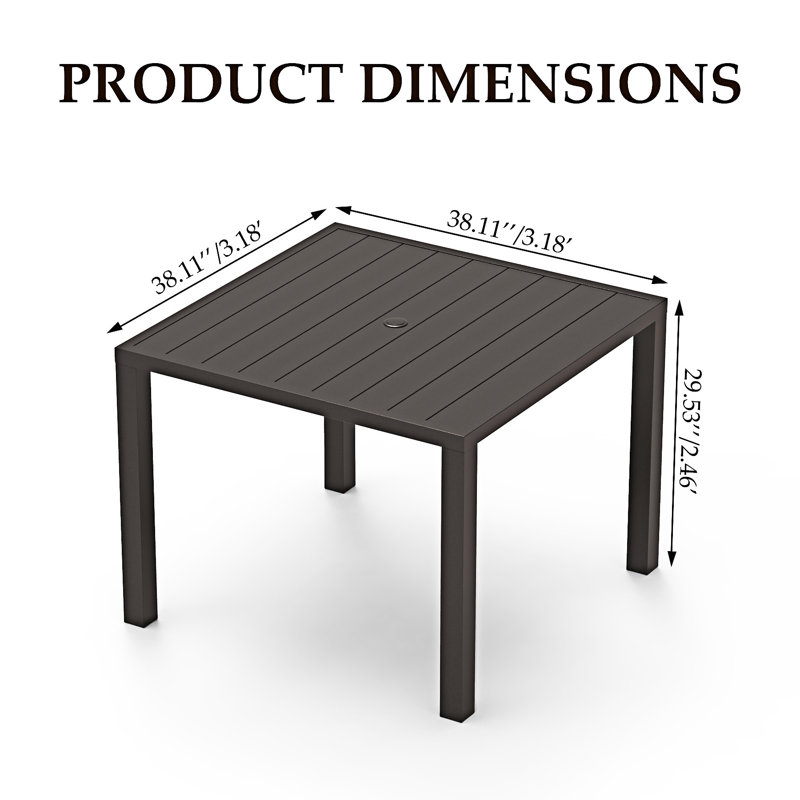 Table de salle à manger d'extérieur