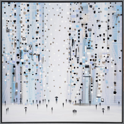 Sparkling Rain Print by Ekaterina Ermilkina