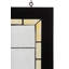 Fenêtre en verre coloré 17 po x l 30 po H
