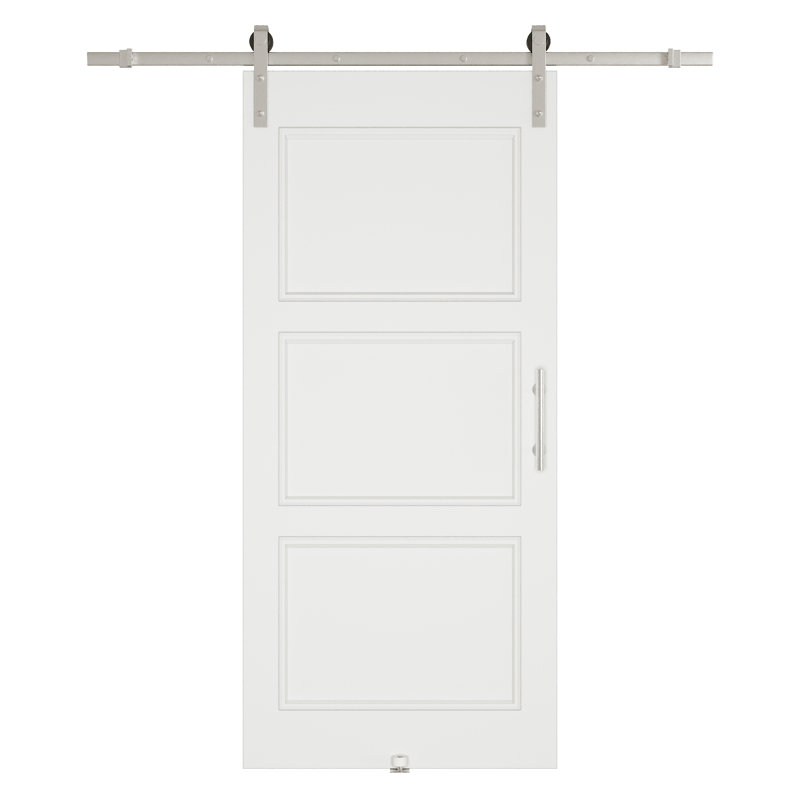 Porte de grange coulissante en bois 80 po H 3 po, 36 po x 80 po
