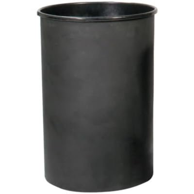 Sturdy Essentials Witt Industries 55LBK Plastic 55 Gallon Rigid Waste Liner, Replacement For 55 Gallon Witt Trash Receptacles, Round, 24" Diameter X 33.5" Height, Black
