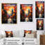«City Pittsburgh Popart II - Cityscapes», reproduction sur toile-1171986637-1171986633