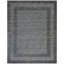 Tapis gris anthracite / bleu en laine crocheté à la main Frederica-22809480
