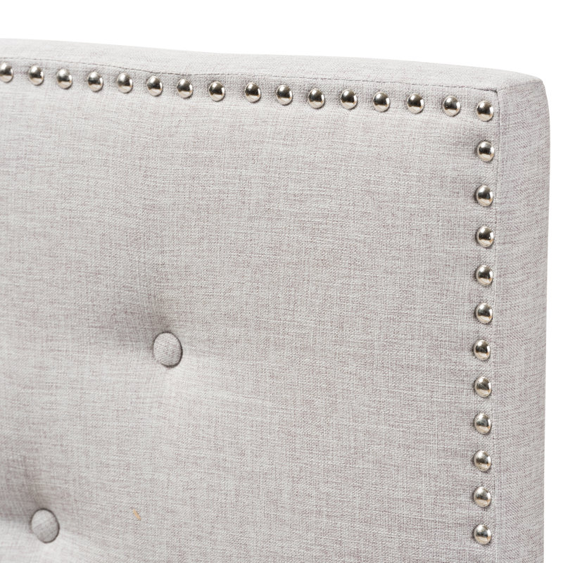 Michelli Upholstered Headboard, Queen, Grayish Beige