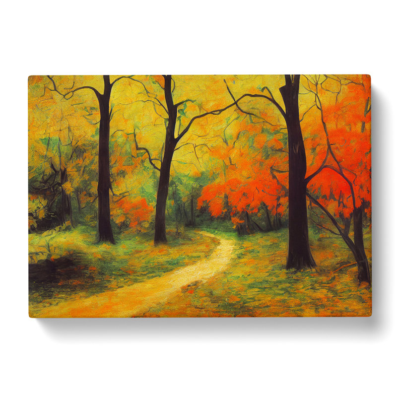 Epic Autumn Forest - Wrapped Canvas