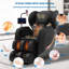 Fauteuil de massage complet, fauteuil de massage zéro gravité avec 10 rouleaux de massage fixes, chauffage des lombaires et des mollets, massage des pieds, 5 modes automatiques, haut-parleur Bluetooth, écran tactile de commande-1018451187