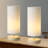 Lampe de table en bois massif Yurith