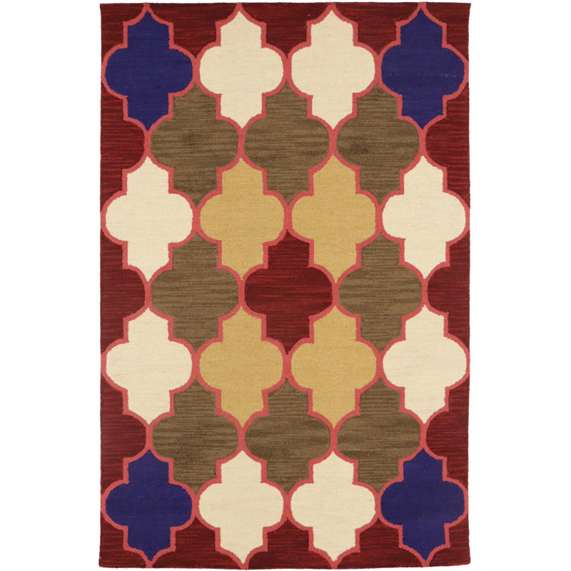 Wool Geometric Indoor Rug