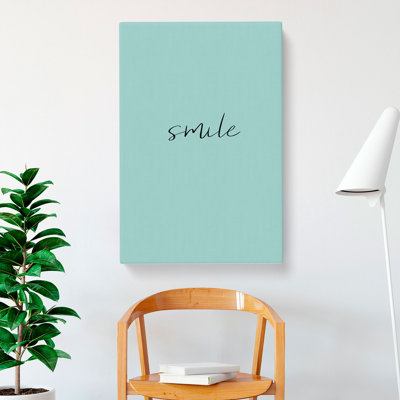 Smile V2 - Wrapped Canvas