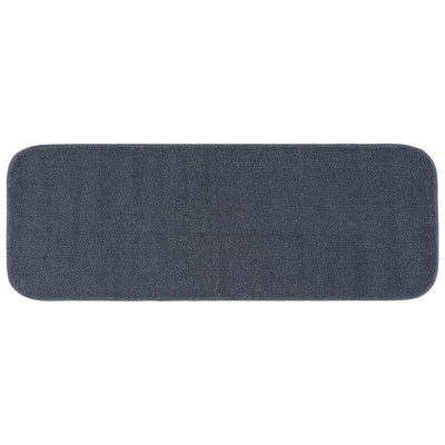 Gramercy 22 in. x 60 in. Bath Rug Slate Blue