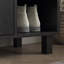 Range-chaussures avec armoire ouverte à 5 niveaux pour 17 paires de tablettes noires