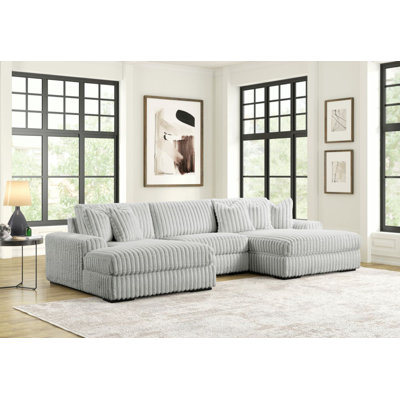 SUNDAY XL BLACK 3PC Sectional