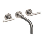 East Linear Wall Mount Bathroom Faucet