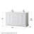 Avery 60 " W Freestanding Standard Double Vanity Bathroom Vanity With Marble Top with Mirror-97831853-97831852-97831856