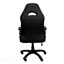 Fauteuil de direction noir à dossier haut