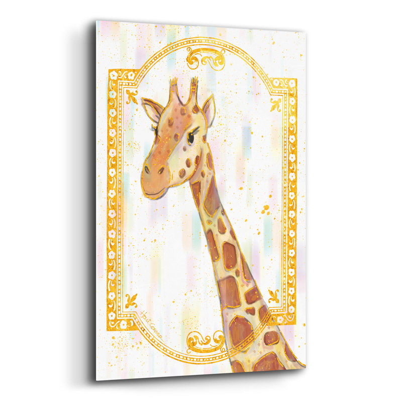 «Gilded Safari 3» par Holli Conger, art mural en verre acrylique, H 24 po x l 16 po x P 0,2 po