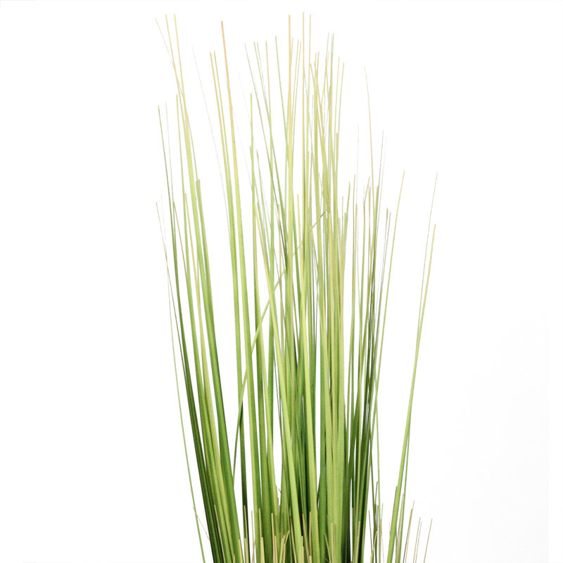 Green Artificial Onion Grass Bundle with Jute Rope - 37.75"