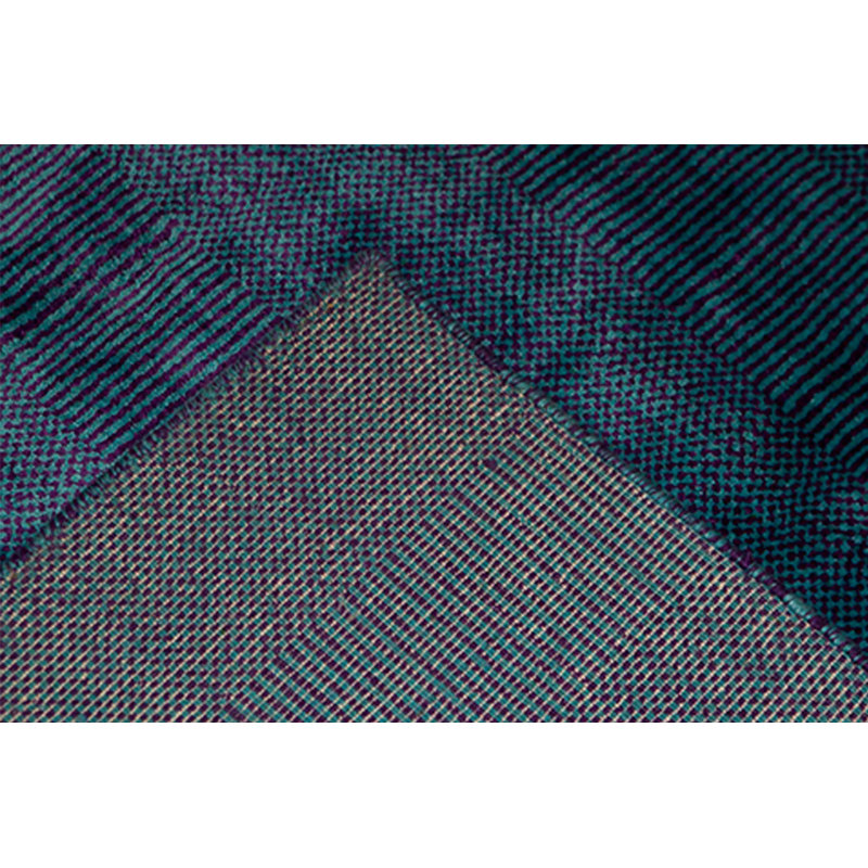 Hand-Knotted High-Quality Dark Blue Area Rug