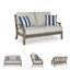 Causeuse d'extérieur avec coussin Springbrook