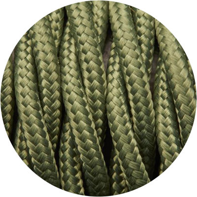Sohani 3Core Twisted Vintage Coloured 0.75Mm Braided Fabric Flexible Electrical Hight Quality UK Lighting Wire Cable