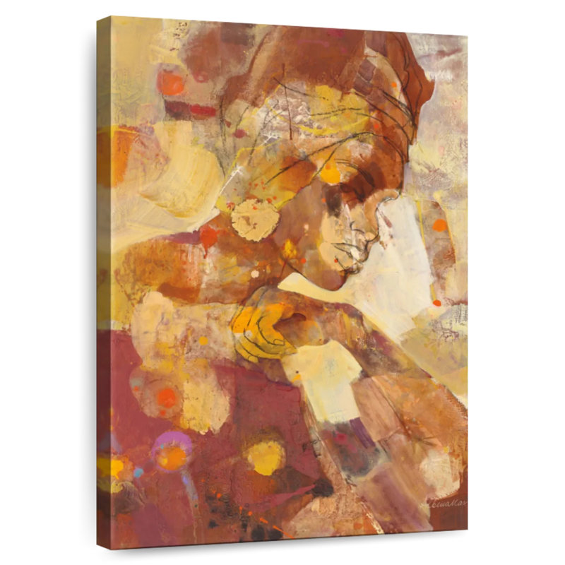 Leisha célèbre la beauté I, H 39 po x l 26 po