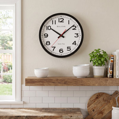 1665A934C0E74B8685A19CAFBECBCEDE Accuwave II Radio-Controlled 12.25" Wall Clock