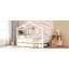 Lit en bois avec lit gigogne simple-508615578