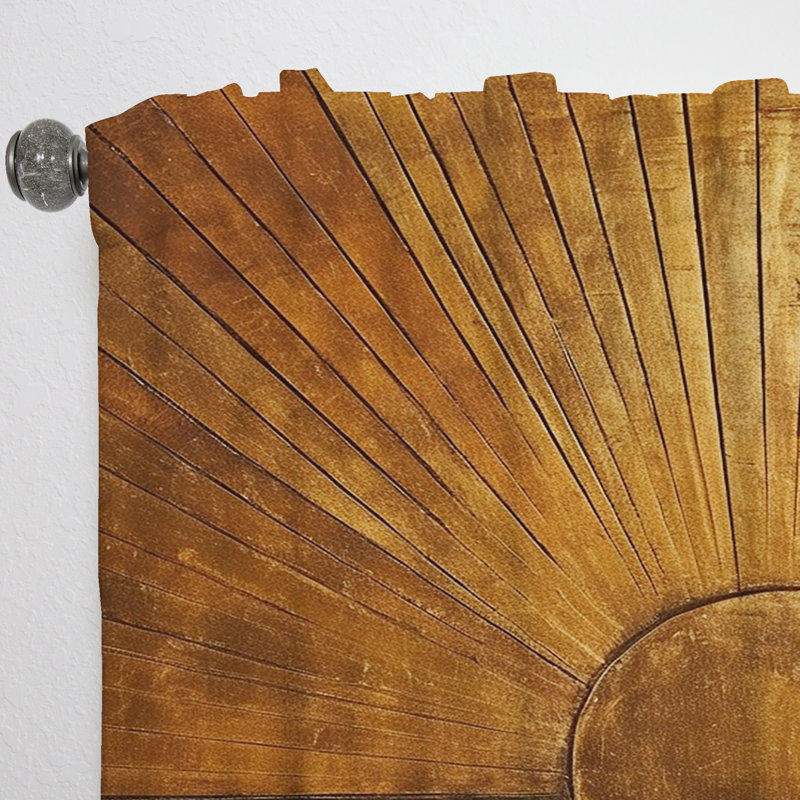 Bronze Brilliance Symmetry IV - Rideau moderne - Velours obscurcissant - 1 panneau, L 52 po x L 63 po