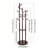Rotating Wooden Coat Rack With Shelves, 64.8" H Freestanding Hall Tree