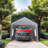 Heavy Duty Carport 12x20 Feet: Spacious Interior, Waterproof & Ventilated, For Cars, Boats, Trucks And Camping 12x20ft Outdoor Ventilated Canopy: , Waterproof, Storage Protection