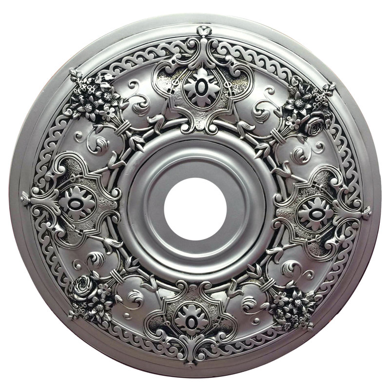 Regular Ceiling Medallion, Silver