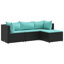 Ensemble de salon de patio en rotin avec coussins Ebern Designs-875912096-875912106-881249727