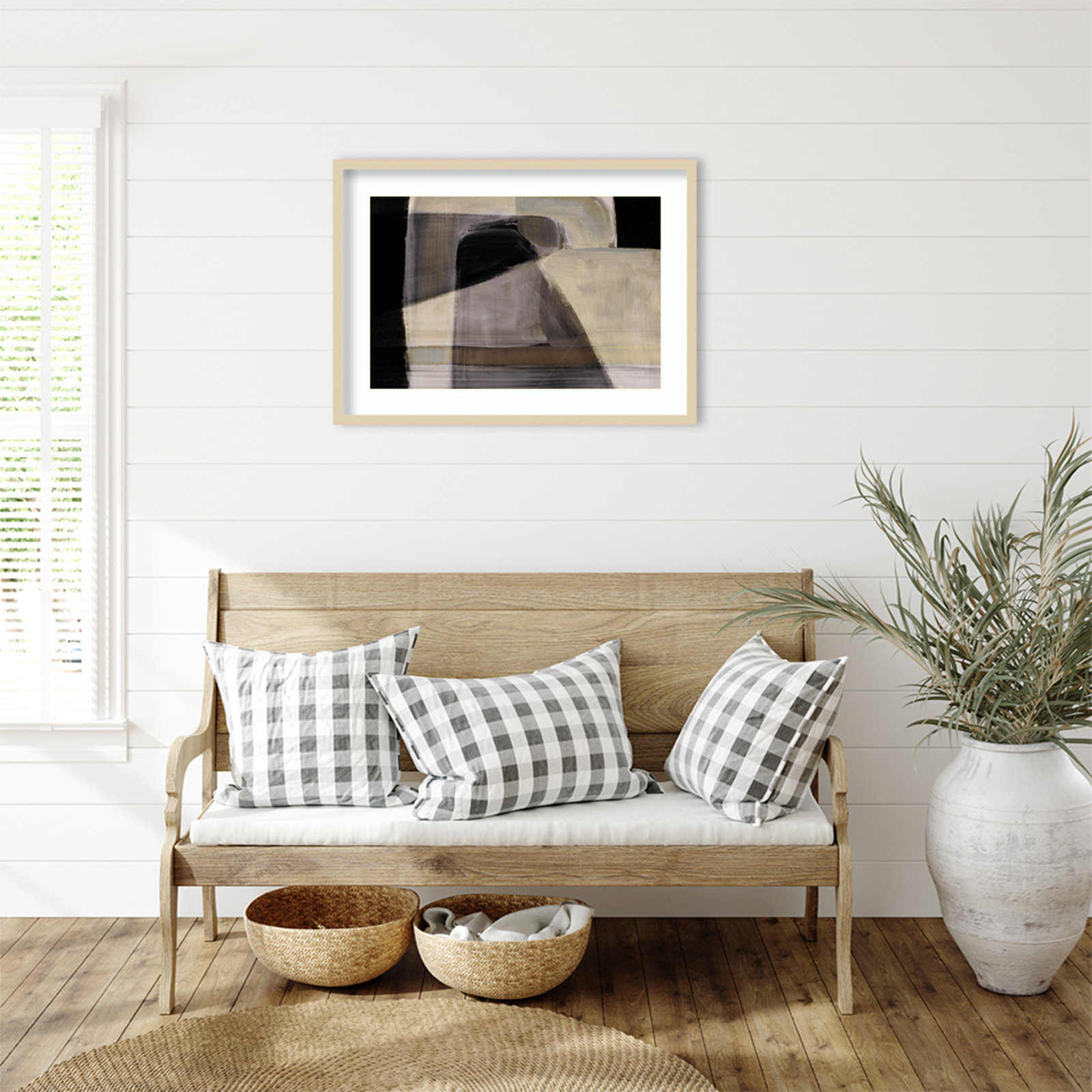 Cleve "Moods" Print by Dan Hobday, Brown, 24" H x 33" W