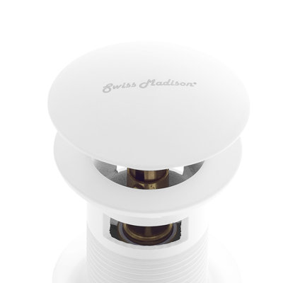 Drain escamotable pour lavabo de salle de bain Swiss Madison