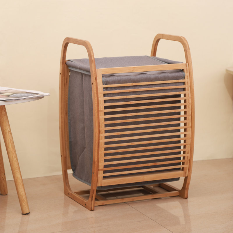 Panier à linge en bambou