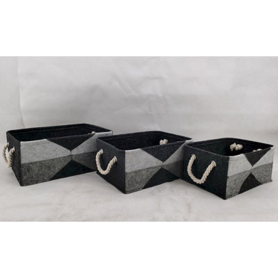 Ensemble de cubes en tissu 3 pièces