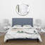 Ensemble de housse de couette moderne - Gouache minimaliste avec des montagnes et des cerfs - Microfibre de polyester-66399824