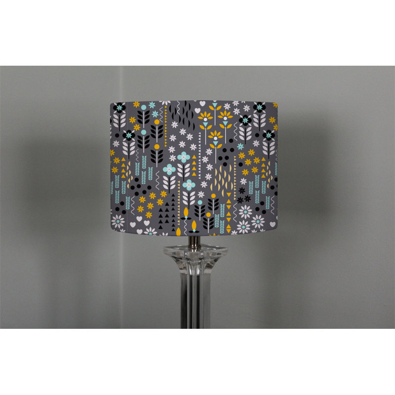 Cotton Drum Lamp Shade ( Uno ), 25cm H x 40cm W x 40cm D